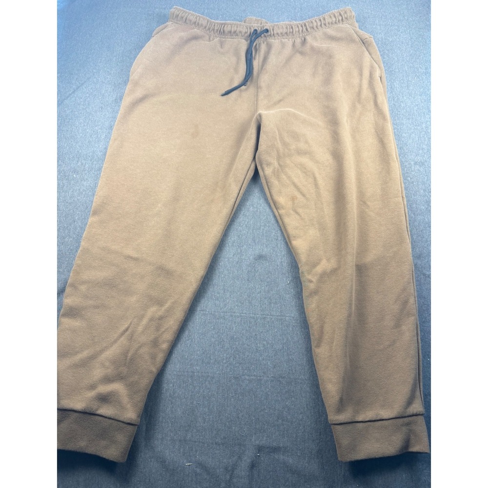 Everyday Active Jogger XXL Mens Brown Tile Cotton Blend Lounge Sweatpants - Picture 1 of 10